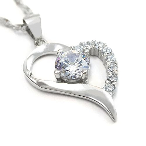 Only One in My Heart Sterling Silver Pendant Necklace