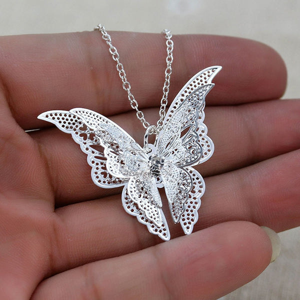 Butterfly Pendant & Necklace
