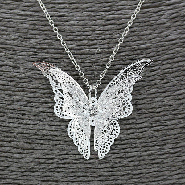 Butterfly Pendant & Necklace
