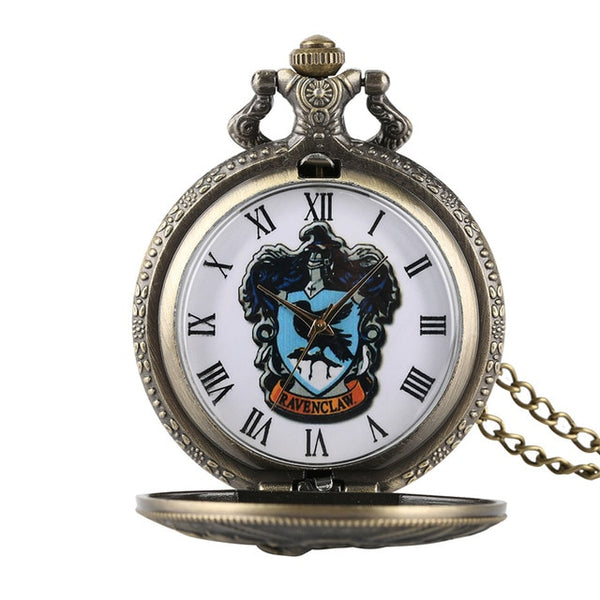 Hogwart Houses Vintage Style Pocket Watches